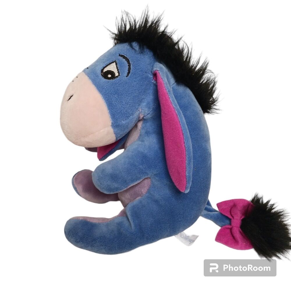 EEYORE PLUSH Disney Winnie the Pooh Beanie Friend Stuffed Animal 7.5 Inches